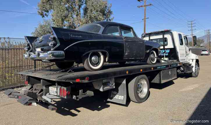 Stolen 1956 CHP-style car, replica of one used in TV show, is found in San Bernardino