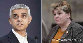 Sadiq Khan and Emily Thornberry get top gongs in New Year's Honours list