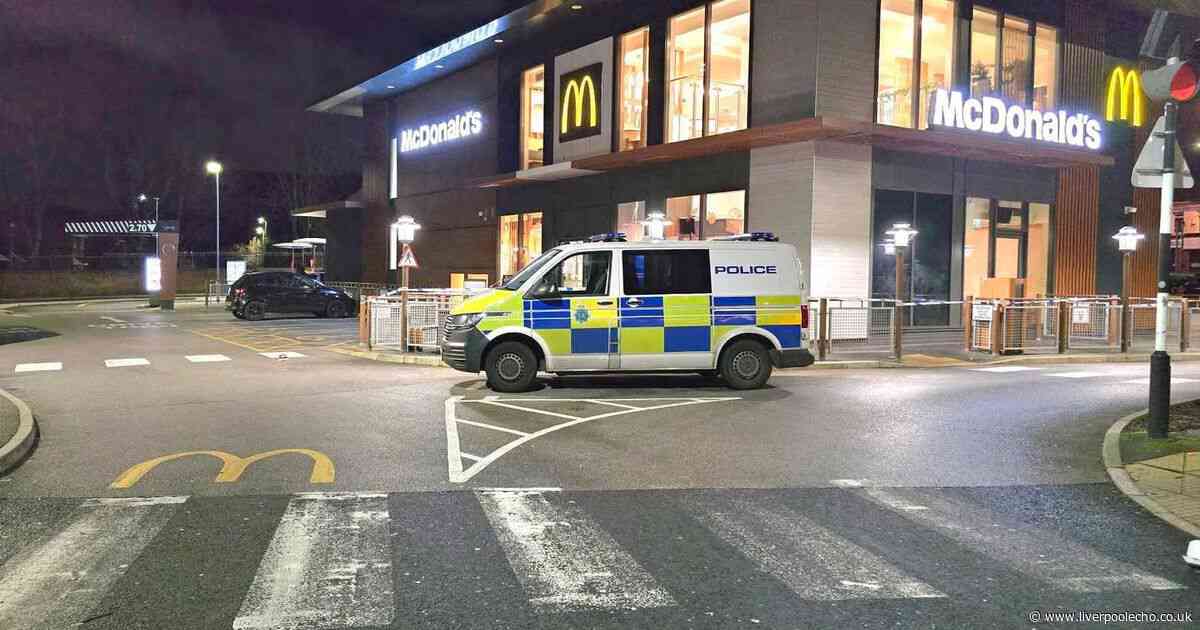 McDonald's cordoned off after 18-year-old 'stabbed outside'