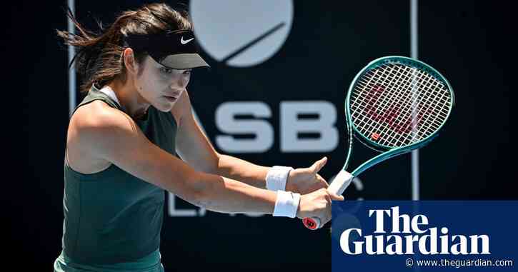 Emma Raducanu back injury leaves her facing race to be fit for Australian Open