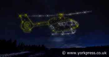 WATCH: 'Breathtaking' drone show for Yorkshire Air Ambulance's 25th anniversary