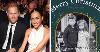 Harry and Meghan's fans slammed for making AI card of Archie and Lilibet