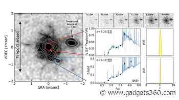 Astronomers Discover A Massive Distant Spiral Galaxy from the Early Universe