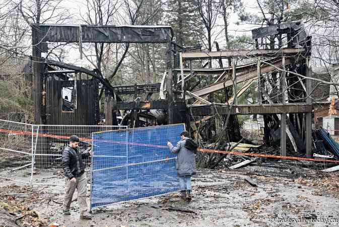 Quebec heritage site, former home of renowned artist, destroyed by fire