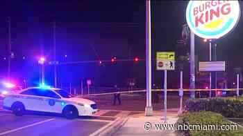 Video shows motorcycle on ground as police investigation underway in Miami