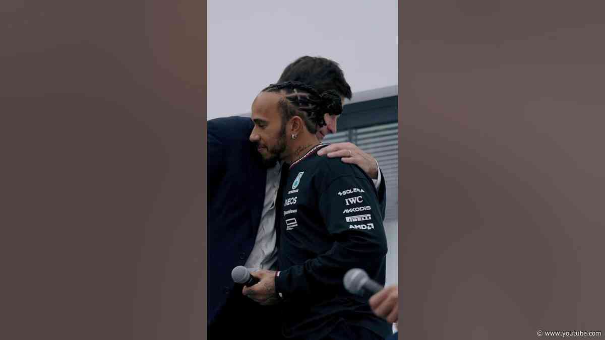 Heartfelt final words from Toto to Lewis 🤗 #f1 #mercedesf1 #lewishamilton