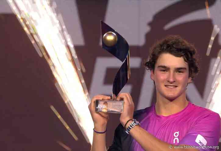 Next Gen ATP Finals champ Joao Foncesa makes impressive Canberra start