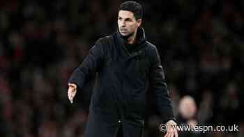 Arteta: Arsenal must 'be like a hammer' in title race