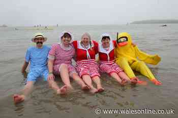 Wales' New Year's Day dips and swims cancelled or still going ahead amid two weather warnings