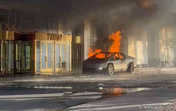 1 dead, 7 injured in Tesla fire, explosion at Las Vegas Trump International Hotel on New Year's Day