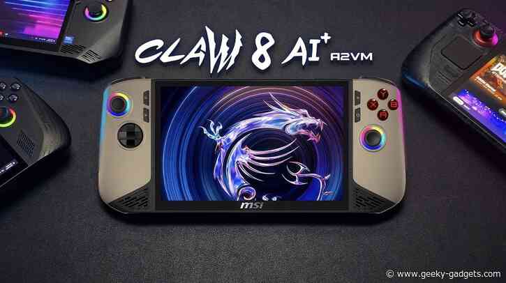 MSI CLAW 8 Ai+ Review : A Powerful Handheld Gaming PC