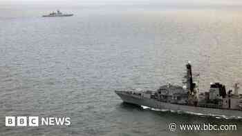 Russian warship tracked for five days off UK coast