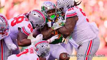 No. 6 Ohio State routs top-ranked Oregon 41-21 in the Rose Bowl, advances to CFP semifinals