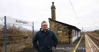 'I visited the North East's quietest station in Northumberland where the only noise was trains passing through'