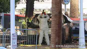 Toter bei Tesla-Explosion vor Trump-Hotel in Las Vegas - Terrorverdacht