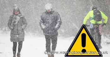 Heavy snow weather warning issued covering three days from this weekend