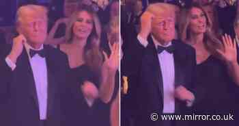 Donald and Melania Trump spotted grooving to president elect's favourite song in cringe video