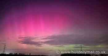 Your stunning pictures as Northern Lights put on a New Year's Day show over East Yorkshire