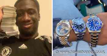 Forest Hill drug dealer who wore three Rolex watches caught after posing with cash