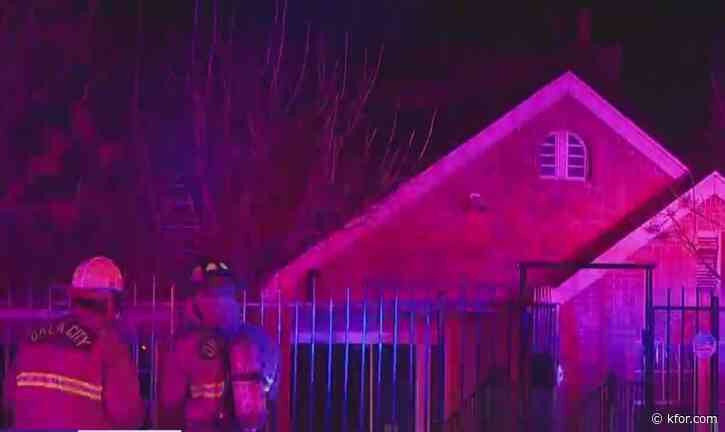 Firefighters respond to fire at NW Oklahoma City housing complex