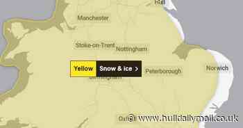 Amber-level cold-health alert issued as icy spell arrives in East Yorkshire