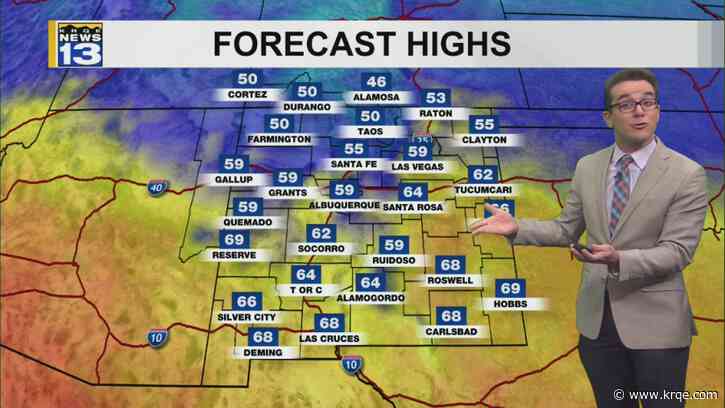 Passing clouds, but dry & warmer weather