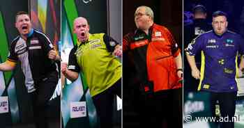 Van Gerwen de beste finisher, Littler de meeste 180'ers: dit zijn de cijfers van de laatste vier van het WK darts