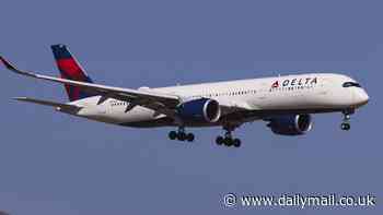 Horrifying moment 'flames' erupt from Delta jet's engines as it turned back to Atlanta airport