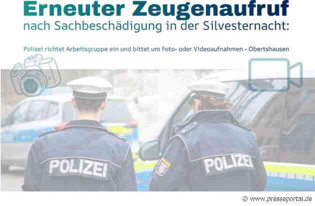 POL-OF: Erneuter Zeugenaufruf nach Sachbeschädigungen in der Silvesternacht: Polizei richtet Arbeitsgruppe ein und bittet um Foto- oder Videoaufnahmen