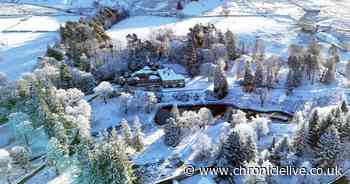 First snow of the year in the North East falls in Northumberland