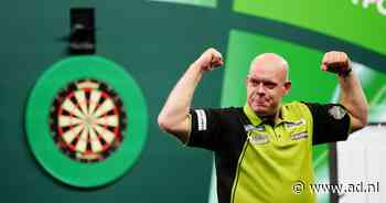 LIVE WK darts | Van Gerwen strijdt na moeizaam jaar om onverwachte finaleplaats in Ally Pally