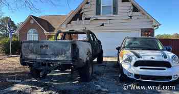 Illegal fireworks ignite New Year's Eve fire in Hoke County, destroying vehicles and damaging home