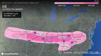 Everyone is making the same joke about forecast map showing odd-shaped winter storm