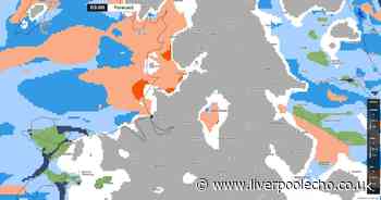 Met Office map shows when and where snow will hit Merseyside