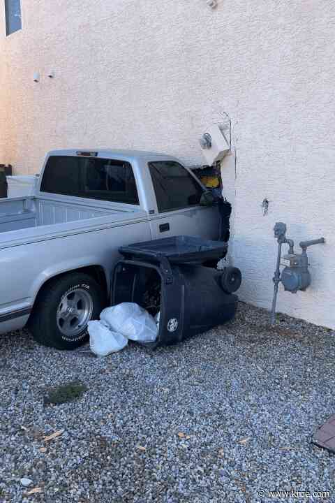 Truck crashes into Albuquerque home damaging gas, electric, and structure