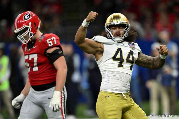 Sugar Bowl: Notre Dame bullies Georgia to reach CFP semifinals