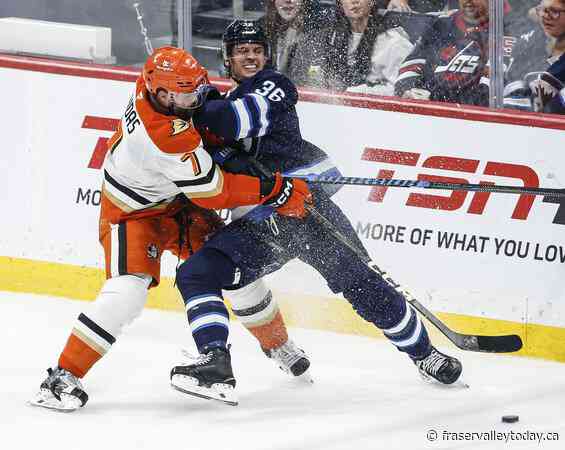 Terry scores two, Anaheim Ducks edge Winnipeg Jets 4-3 in overtime