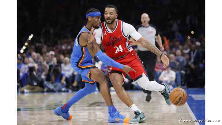 Harden-less Clippers can’t maintain fast start in loss to Thunder