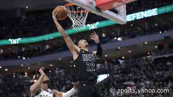 Nets fend off Giannis Antetokounmpo, Bucks with 113-110 win