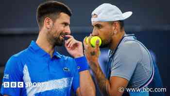 Djokovic and Kyrgios beaten in doubles in Brisbane