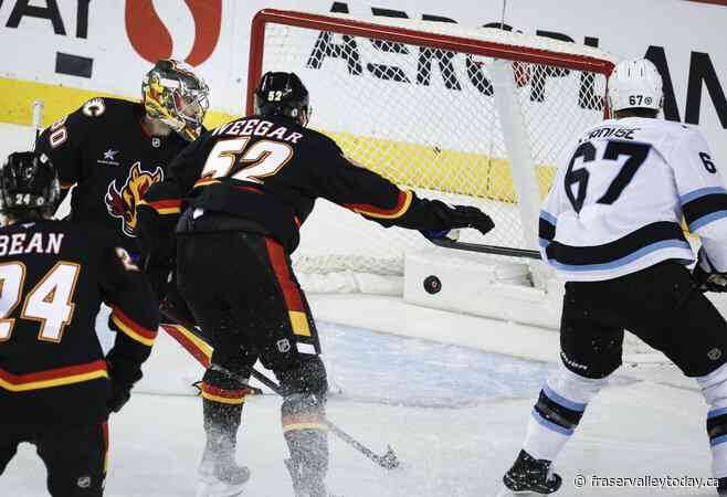 Crouse scores twice, Utah Hockey Club hand Calgary Flames 5-3 loss