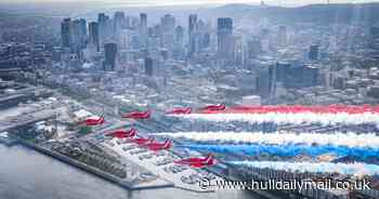 Spectacular Red Arrows pictures as Hull RAF engineer is handpicked to join the display team