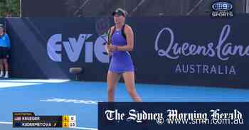 Brisbane International Highlights: Ashlyn Krueger v Polina Kudermetova