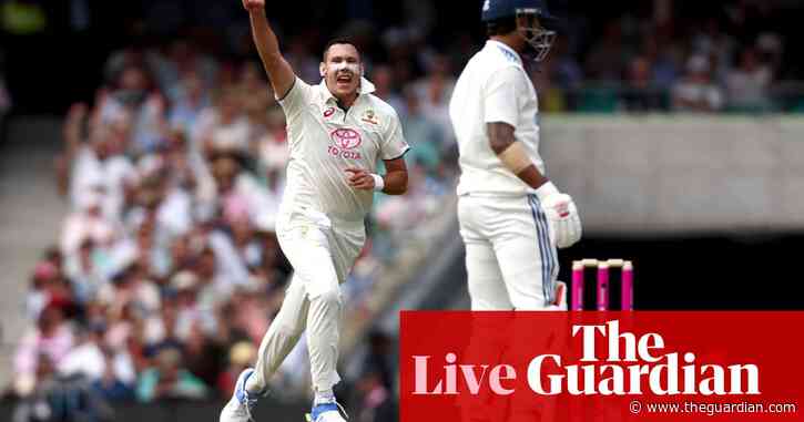 Scott Boland puts Australia in command as India all out for 185 before fiery end to day