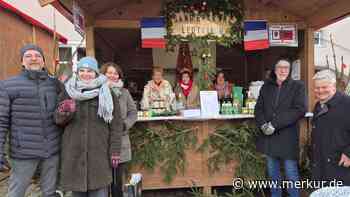 Deutsch-französische Freundschaft beim Leutkircher Weihnachtsmarkt