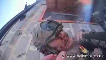 Death and honour: Bodycam footage shows KNIFE fight between troops... before incredible moment Ukrainian and his Russian killer pay their respects to each other as soldier lays dying