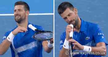 Novak Djokovic gives inside reason for unusual celebrations as Brisbane statement made