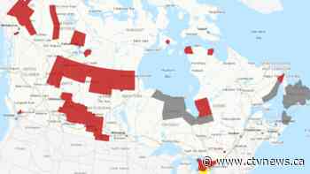 Weather warnings issued for nearly all of Canada's provinces and territories