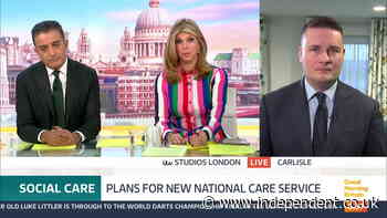 Kate Garraway grills Wes Streeting on her care debt one year since Derek Draper’s death