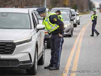 Festive RIDE catches final total of 113 impaired drivers in Eastern Ontario